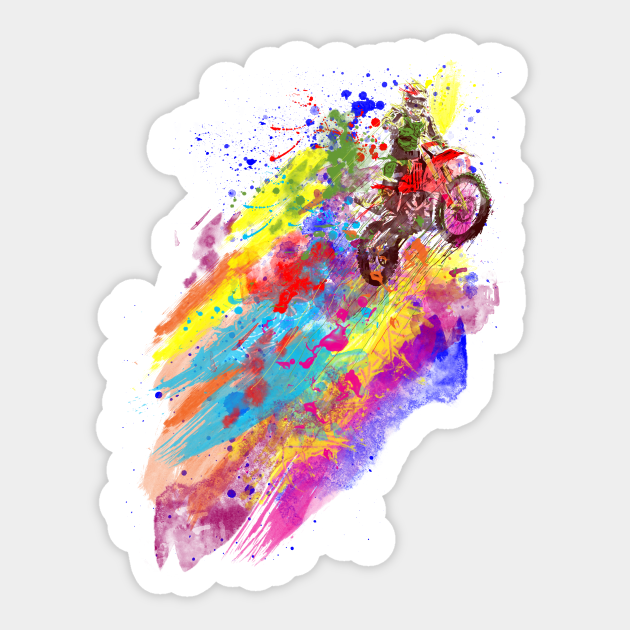 rainbow bike stickers